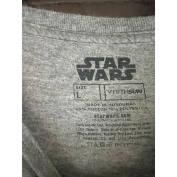 เสื้อยืด star wars size l แท้!!!