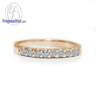 Finejewelthai-แหวนเพชร-แหวนเงิน-เพชรสังเคราะห์-เงินแท้925-Diamond-CZ-Silver-Ring-R1264cz-g/ pg