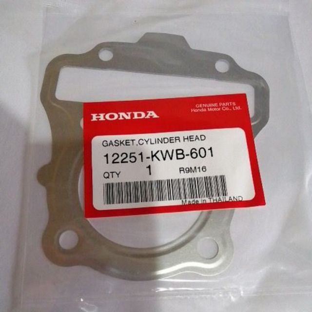 ปะเก็นฝาสูบWAVE-110i(KWB)(09-18)แท้ศูนย์ใช้กับCZI/ดรีม-110i
