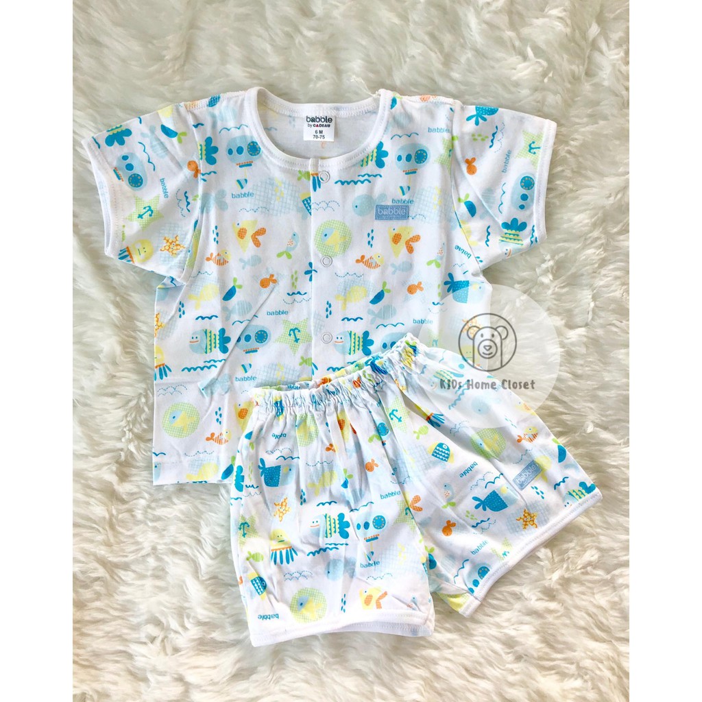 BK039 ชุดแขนสั้นขาสั้น BABBLE