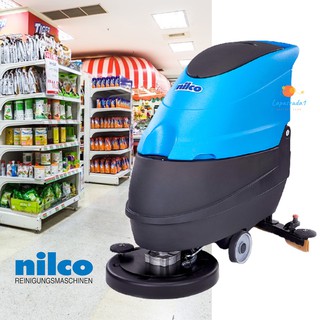 [รับประกัน 3 ปี] Nilco Indigo 450E Pro Auto Scrubber เครื่องขัดพื้นอัตโนมัติ 20 นิ้ว(พื้นที่ 2,000 ตร.ม)