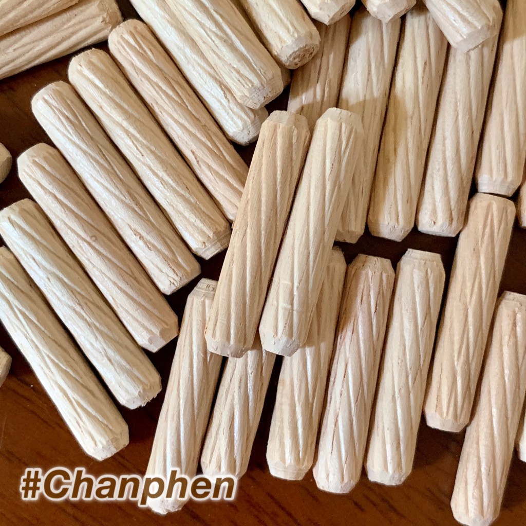 เดือยไม้ (เกลียวเฉียง) ขนาด 8x35 มม.(50 ชิ้น) รูปที่ 4