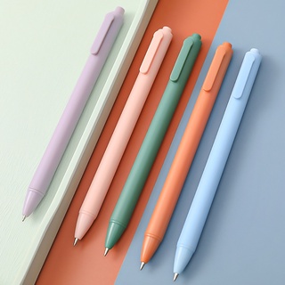 Morandi ปากกาเจล 0.5 มม. ปากกาเขียนลายเซ็น หมึกสีดํา อุปกรณ์เครื่องเขียนสํานักงาน โรงเรียน