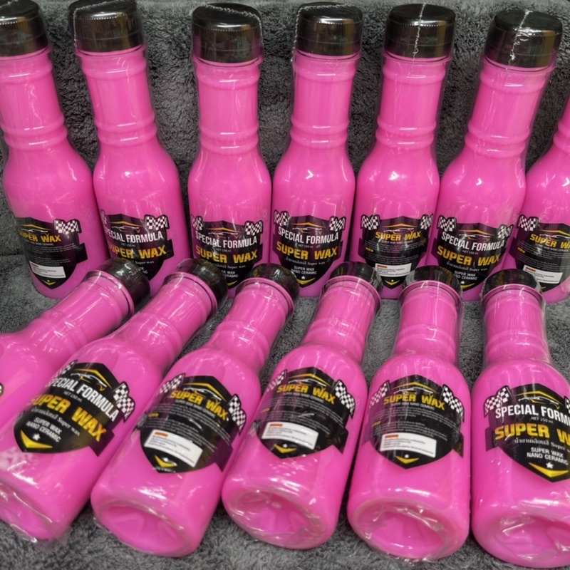 น้ำยาเคลือบเงา และน้ำยาขัดยางดำ (superwax&superblack)