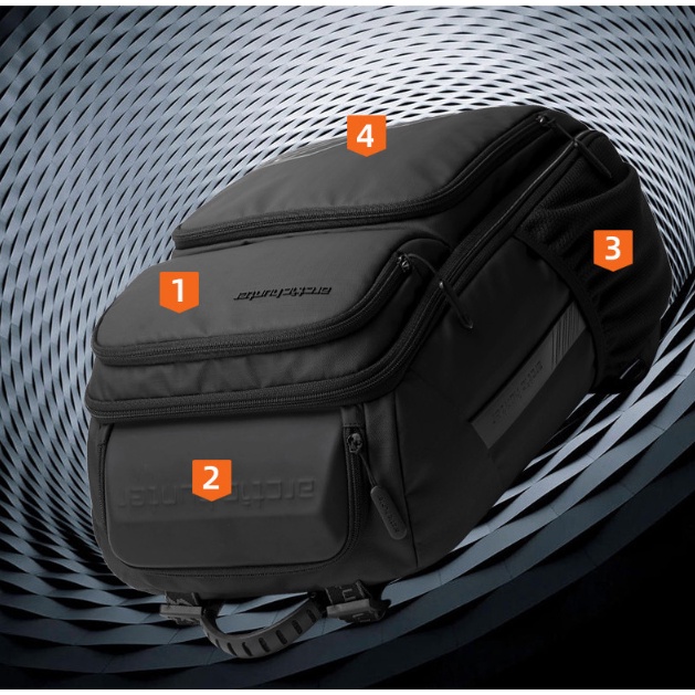 Arctic Hunter Waterproof Laptop Backpack รุ่น B00461 กระเป๋าเป้ 50cm*20cm*30cm กันน้ำBlackโน๊ตบุ๊ค 15.6นิ้ว