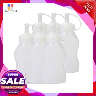 ขวดบีบ 8 ออนซ์ รุ่น MC9339 แพ็ค 6 ขวดอุปกรณ์ครัวและเครื่องใช้Sauce Bottle 260 ml.