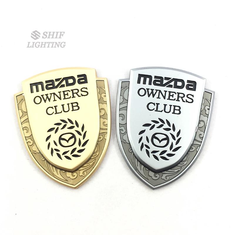 สติ๊กเกอร์โลโก้โลหะสำหรับ Mazda 1 ชิ้น