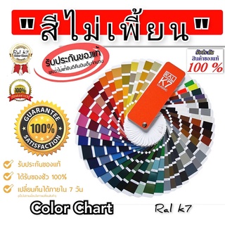 Ral k7 แผ่นเฉดสี แผ่นชาร์จสี มาตรฐานเยอรมัน ขายแผ่นเฉดสี ral color standard