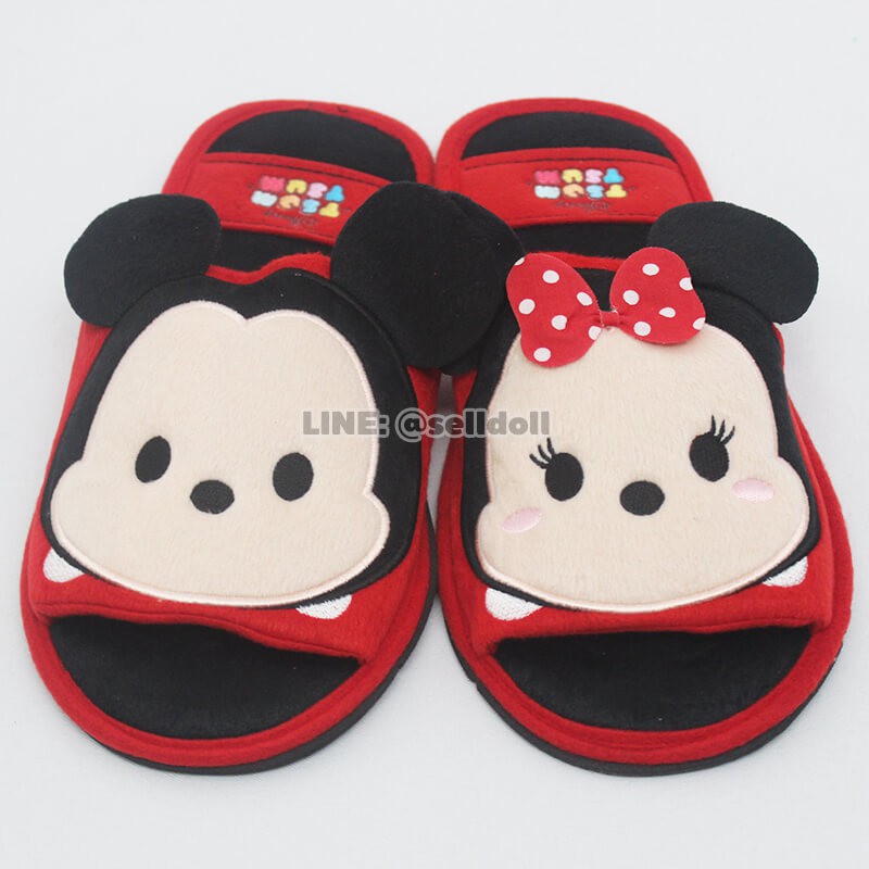 รองเท้าใส่ในบ้าน Micky & Minnie ลิขสิทธิ์แท้ / รองเท้าใส่ในบ้าน มิกกี้ เมาส์ มินนี่ เมาส์ / รองเท้า Micky mouse ดิสนีย์ Disney
