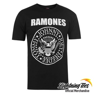 เสื้อยืดแฟชั่นผู้ชายระบายอากาศพิมพ์ลาย Ramones