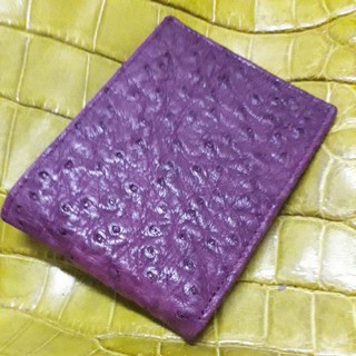 ostrich wallet กระเป๋าสตางค์ใบสั้นVint1