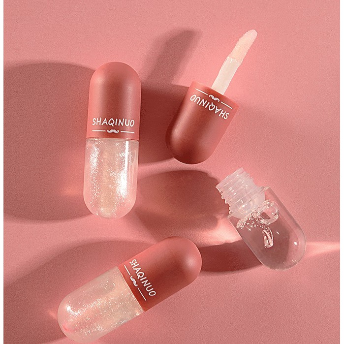 SHAQINUO ลิปกลอส มินิแคปซูล Mini Capsule Lip Gloss ลิปกลอสเปลี่ยนสี ...