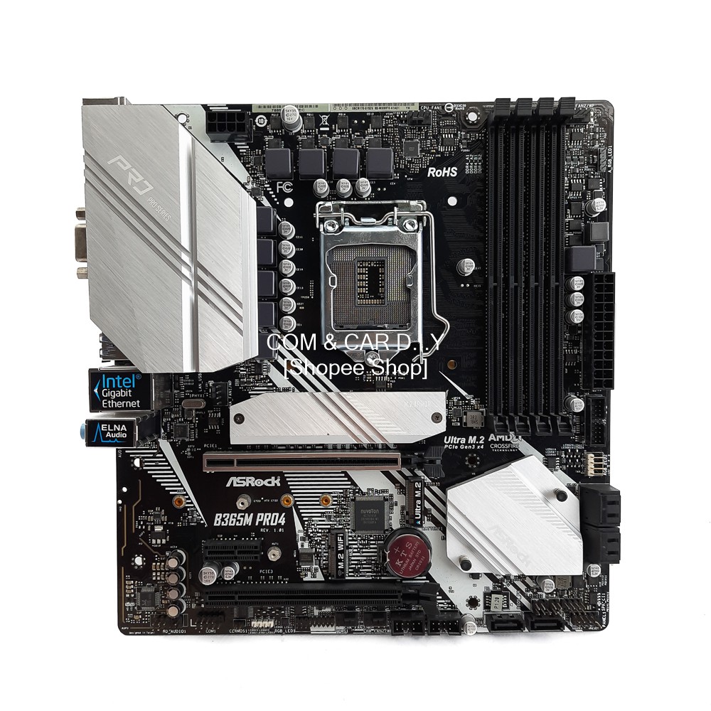 เมนบอร์ด Asrock B365M PRO4 (Socket 1151)