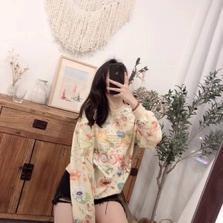 ✨ พร้อมส่ง ✨เสื้อสเวทเตอร์ GUCC! Tennis ลายดอก 🌸