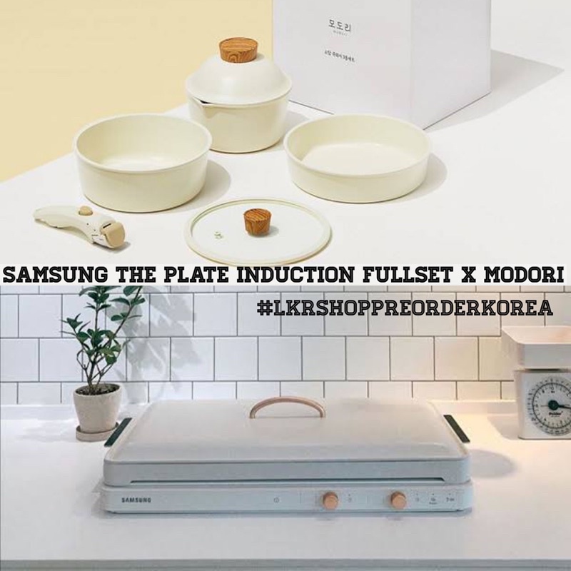 ⚡️🇰🇷Preorder Samsung the plate induction x Modori/Fik 4 pcs. 🎉💨