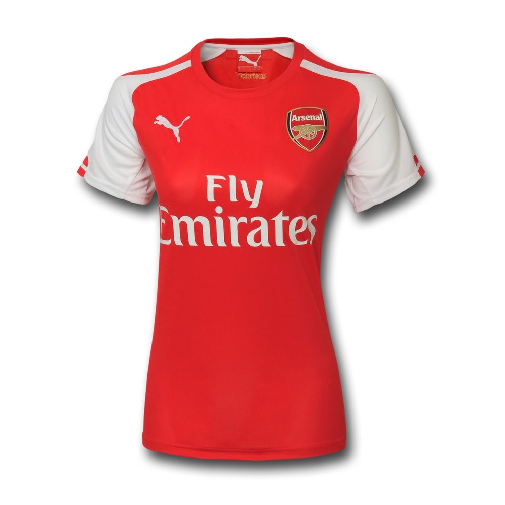 สินค้าลิขสิทธิแท้จาก Puma! เสื้อฟุตบอลผู้หญิง Puma Arsenal Soccer Football Women Jersey home 2014/2015 XL
