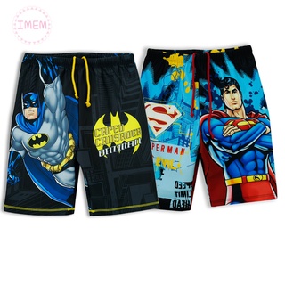 กางเกงว่ายน้ำ ลิขสิทธิ์แท้ ชุดว่ายน้ำ กางเกงว่ายน้ำเด็กชาย swimwear ลายการ์ตูน Batman แบทแมน SUPERMAN  กางเกงขาสั้น