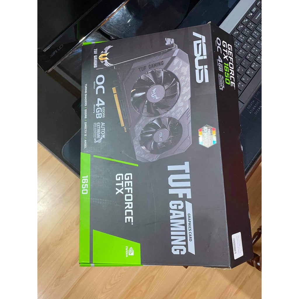 การ์ดจอ GeForce® GTX 1650 OC Edition 4GB GDDR6 (ASUS TUF Gaming)