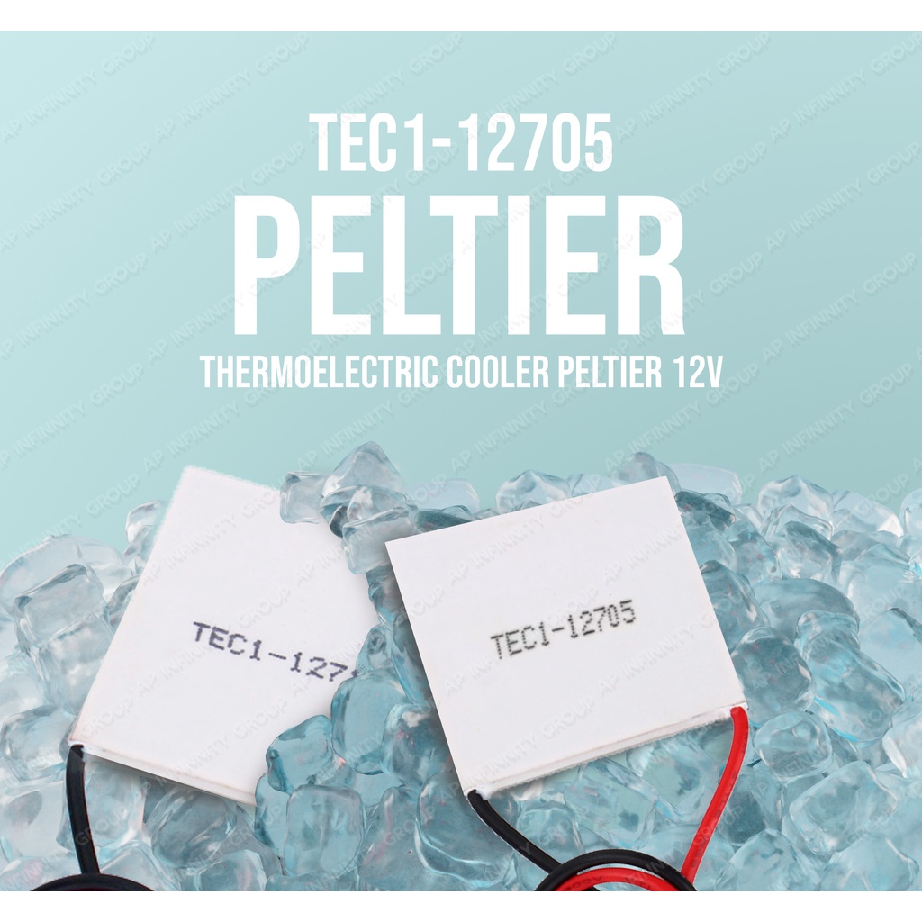 เทอร์โมอิเล็กทริค คูลเลอร์ TEC1-12705 TEC Thermoelectric Cooler Peltier 12V
