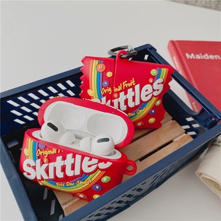 Skittles เคสซิลิโคนนุ่มป้องกันรอยสําหรับเคสหูฟัง สําหรับ Airpods Pro gen 2 1 2 pro 3