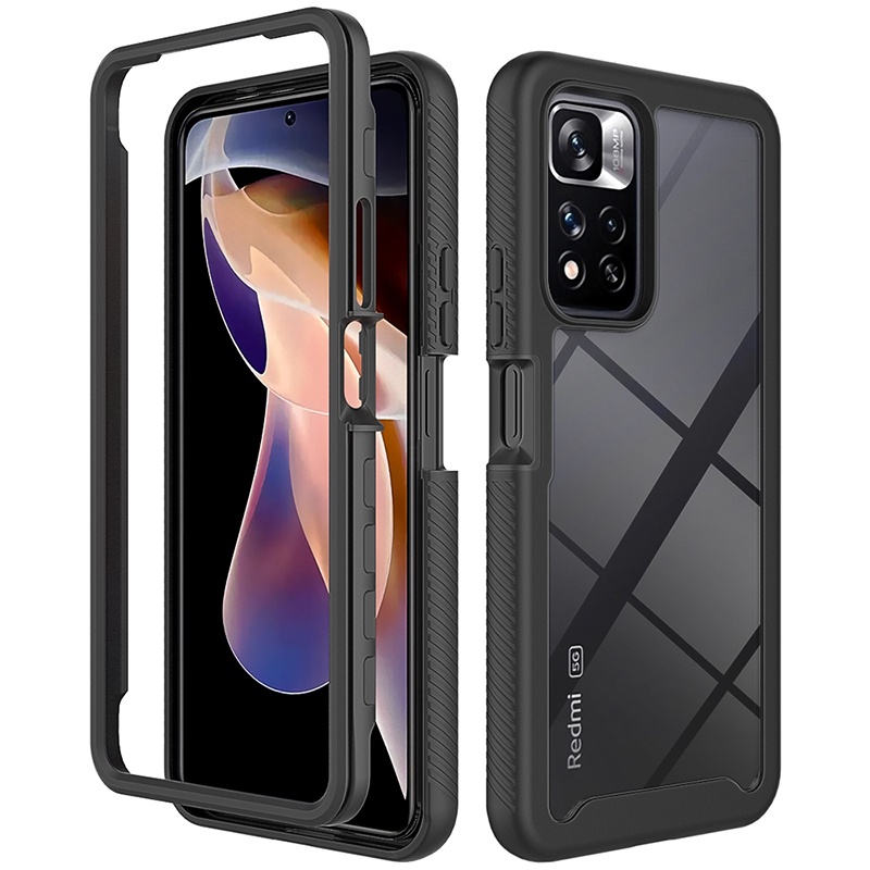 เคสโทรศัพท์มือถือ แบบใส กันกระแทก สําหรับ Xiaomi Redmi Note 11 Pro+ 11s 5G