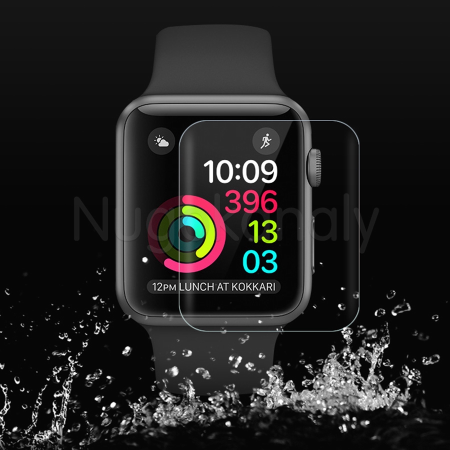 ฟิล์มเจลน้ำ เต็มจอ ป้องกันหน้าจอ Apple Watch Ultra/Ultra 2(49mm) Apple Watch Series 7/8/9(41mm/45mm) Apple Watch Series 4/5/6(44mm/40mm) Apple Watch Series 1/2/3(42mm/38mm)