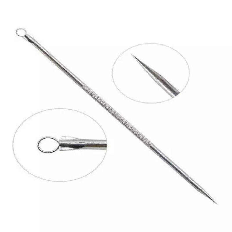 เหล็กกดสิว ไซส์8CM. 1 ชิ้นต่อแพค กดสิว(แพคถุงใส)