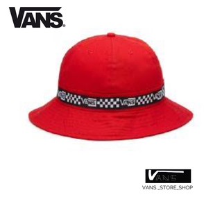 หมวกVANS AP ESCHECKER RED BUCKET สินค้ามีประกันแท้