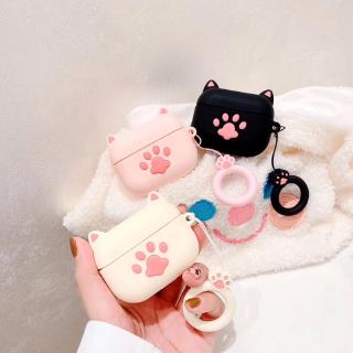 เคส AirPods Pro น่ารัก Cat footprints Earphone Cover เคสซิลิโคน