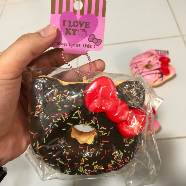 [Squishy] โดนัท เฮลโลคิตตี้ | Hello Kitty Donut ช็อคโกแลต