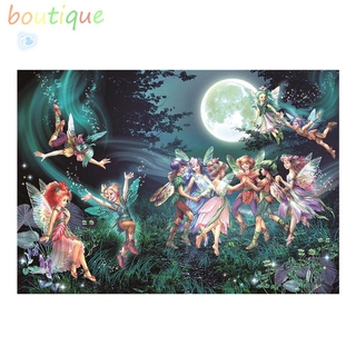 bou❀Cross Stitch❀80*58cm DIY Cross Stitch Kits Stamped Fairy in Moon 11CT Embroidery Gift