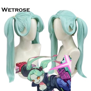 [Wetrose] วิกผมหางม้า คอสเพลย์ ไซเบอร์พังก์ Edgerunners Lolita Rebecca Cosplay Wig อุปกรณ์เสริม