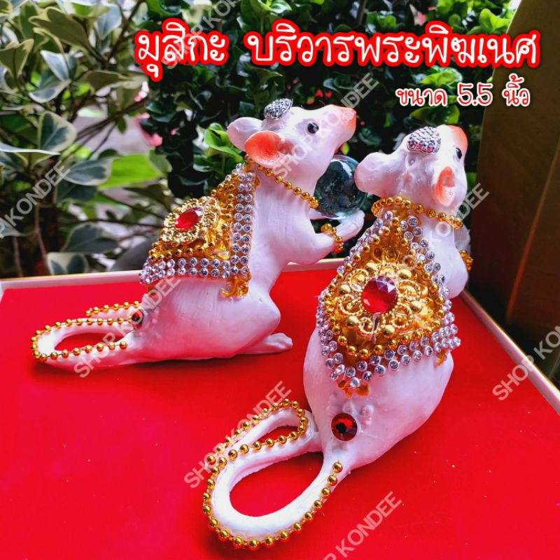 ถวาย ขอพร หนูมุสิกะ หนูถวายพระพิฆเนศ หนูบูชาพระพิฆเนศ มุสิกะ บริวาร หนูแก้บน หนูถวาย หนูจัมโบ้
