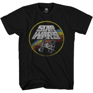 เสื้อยืด พิมพ์ลายโลโก้ Star Wars สไตล์คลาสสิก สําหรับผู้ใหญ่Size S-5XL