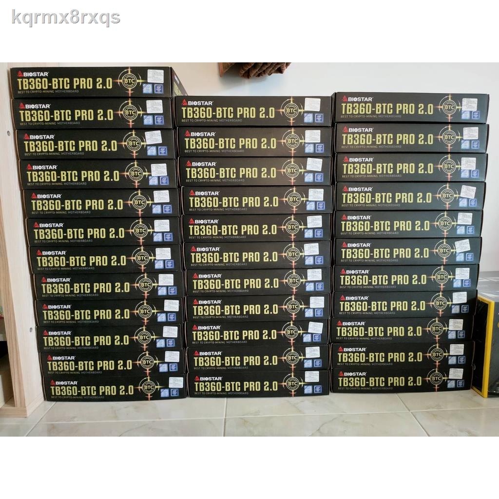 เมนบอร์ด Mainboard Biostar TB360-BTC PRO LGA1151 2.0 / Intel B360 DDR4 12 GPU Mining (สินค้าพร้อมส่ง