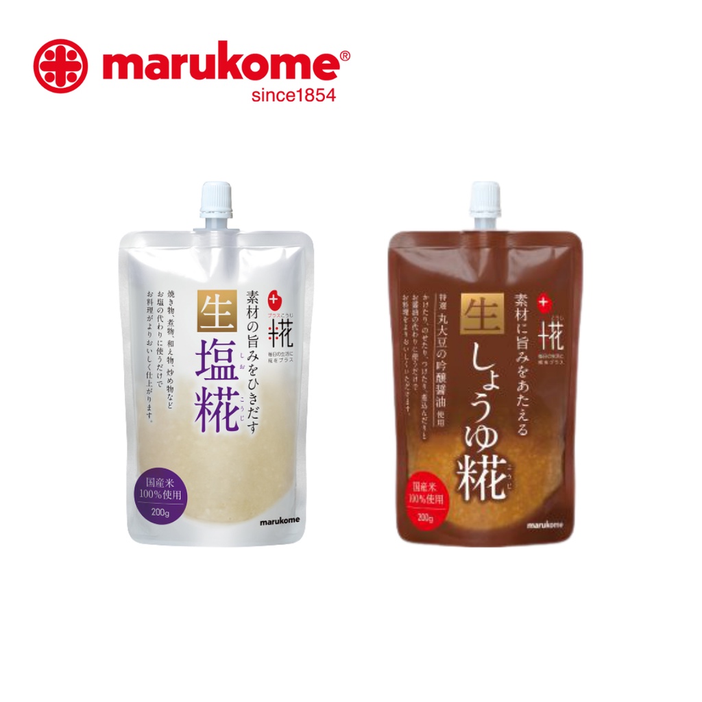 MARUKOME PLUS KOJI NAMA SHIO/SHOYU KOJI ซอสหมักและจิ้มในซองเดียว หรือใช้แทนเครื่องปรุงรส(เกลือ/โชยุ)