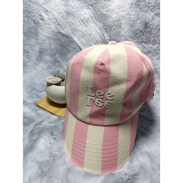 หมวก Lee สีชมพูขาว ของแท้