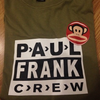 เสื้อยืด Paulfrank Crew สีเขียวขี้ม้า ของแท้ 💯 เปอร์เซ็นต์ ‼️