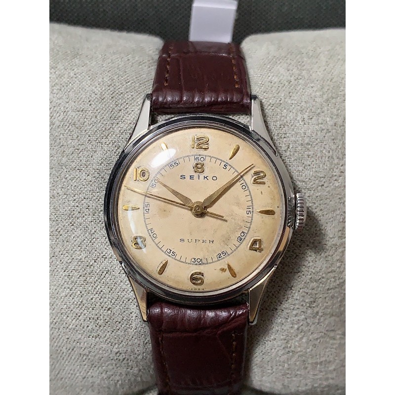 Vintage Seiko Super  S Mark นาฬิกาเก่า วินเทจ ไซโก้ซูเปอร์ นาฬิกาข้อมือไขลาน