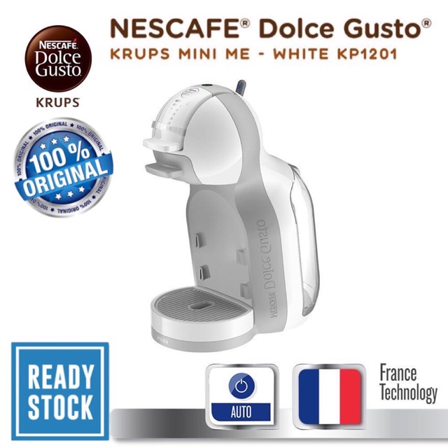 NESCAFÉ Dolce Gusto Mini Me White KP1201 / สีดํา KP1208 เครื่องชงกาแฟอัตโนมัติ
