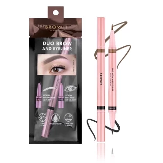ดูโอ้บราว บราวอิท DUO BROW AND EYELINER 0.35ML+0.2ML BROWIT ดินสอเขียนคิ้ว