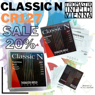 Special 20% สายกีตาร์คลาสสิค Thomastik-Infeld CLASSIC N รุ่น CR127 ขนาดเบอร์ .027-.043 (Made in Austria)