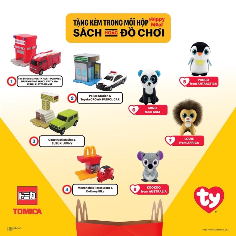 โมเดลรถ Tomi ca - Mc donalds