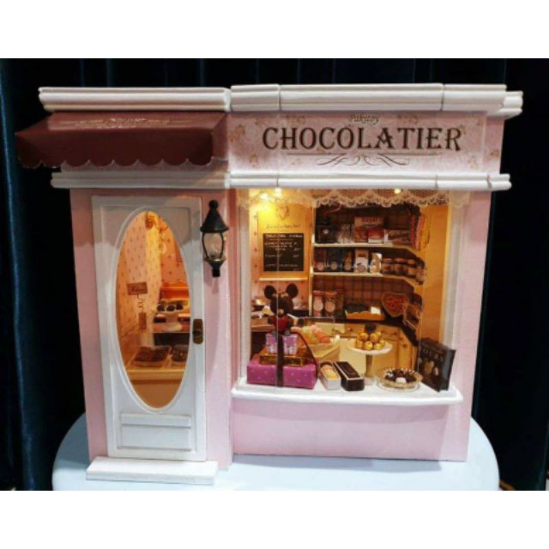 🍬พร้อมส่ง🍬 บ้านตุ๊กตา DIY ประกอบเอง Pakitoy รุ่นร้านค้าสไตล์ยุโรป มี 4 แบบ ปากิทอย งานหายาก