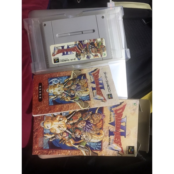 ขายแผ่นตลับเกมส์ Super Famicom (SFC) งานกล่อง เกมส์ Dragon Quest VI เกมส์ดังในตำนาน ออกแบบตัวละครโดย