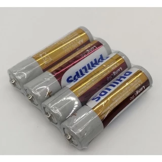 ถ่านรีโมท/ถ่านนาฬิกา Philips ขนาดAAหรือAAA 1.5V [แพค 4 ก้อน] โฉมใหม่