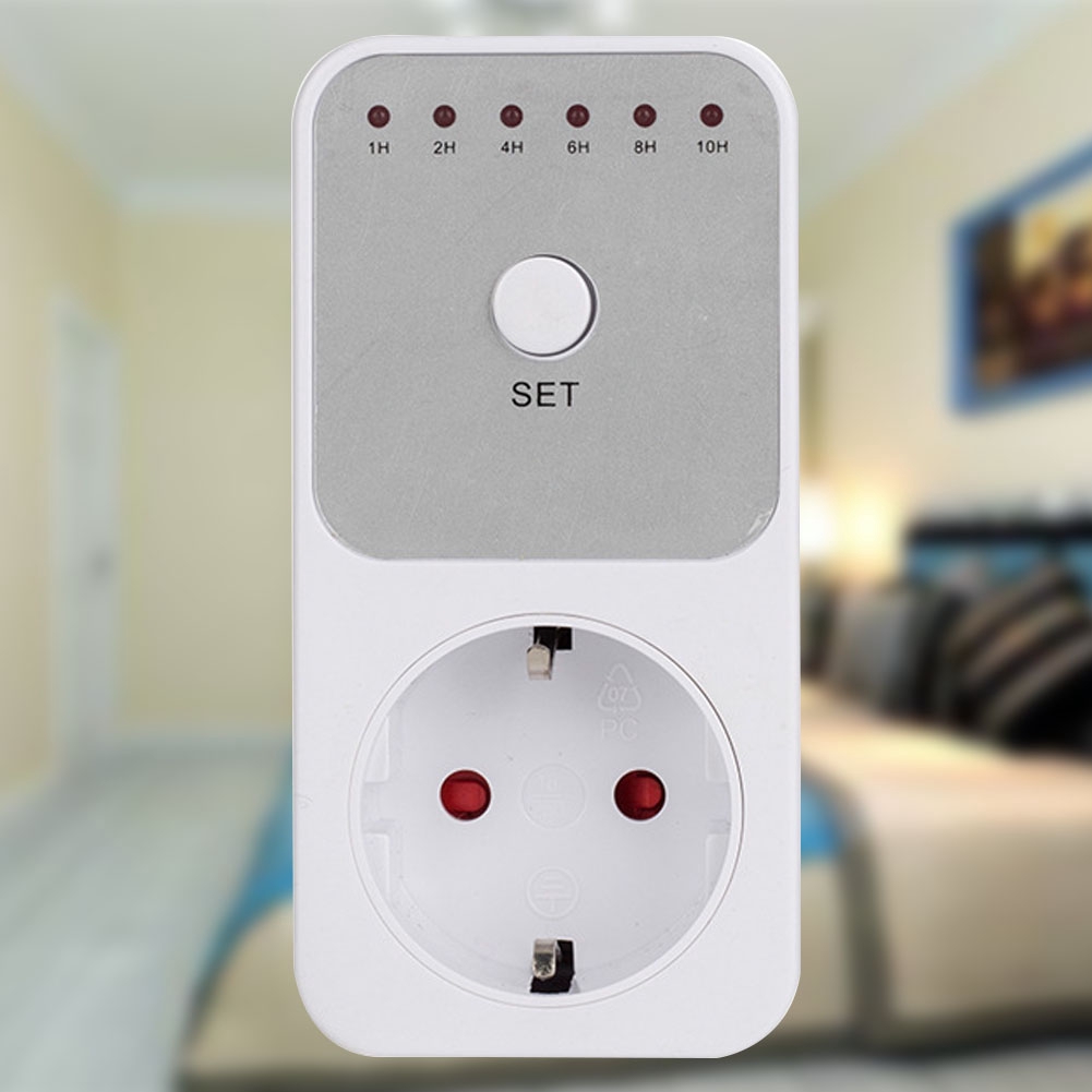 US EU UK Plug Countdown Timer Switch Smart Control Plug-In Socket Auto ...