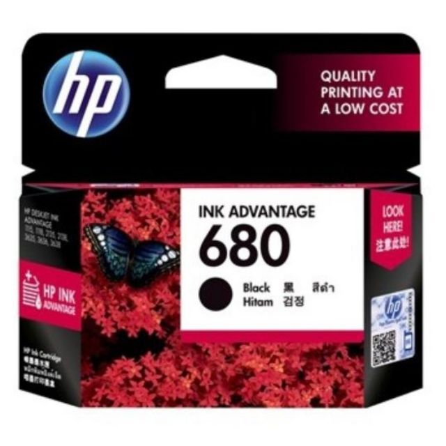 ตลับหมึก HP Ink 680 สีดำ Ink Cartridge HP Ink 680 Tri-color Ink Cartridge