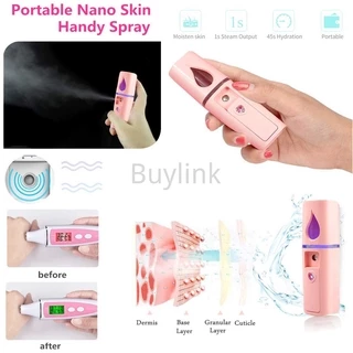 เครื่องฉีดน้ำหมอกนาโนขนาดเล็ก 20 มล. ฉีดน้ำหน้า USB หน้า Nebulizer ไอน้ำแบบพกพา เครื่องมืออาหารเสริมน้ำนาโน สเปรย์หน้า เครื่องฉีดความชื้นหมอกเย็น Hydration