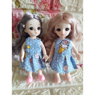 ชุดเดรส สําหรับแต่งตัวตุ๊กตาบาร์บี้ bjd, lati y ขนาด 15 ซม. - 16 ซม.